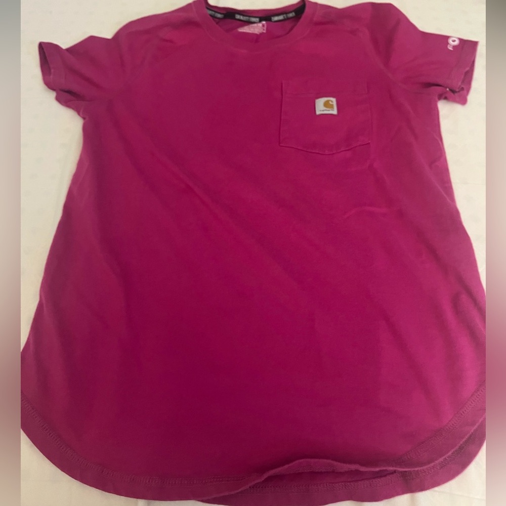 Carhartt Pink T-Shirt with Pocket